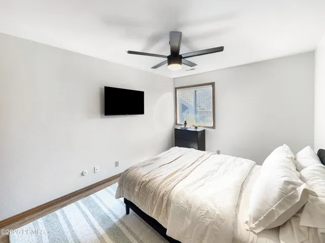 Second bedroom with courtyard window