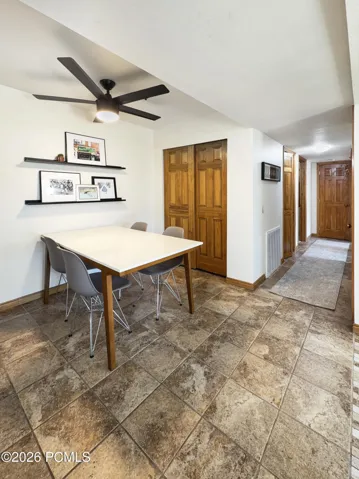 Dining table with utility closet (and storage)