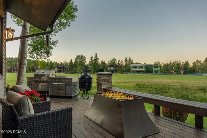 Evening view of golf course