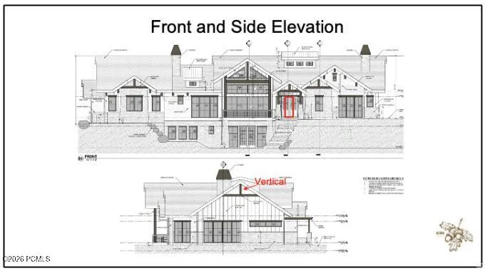 Front and side elevations
