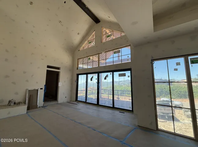 View from living room featuring lots of natural light