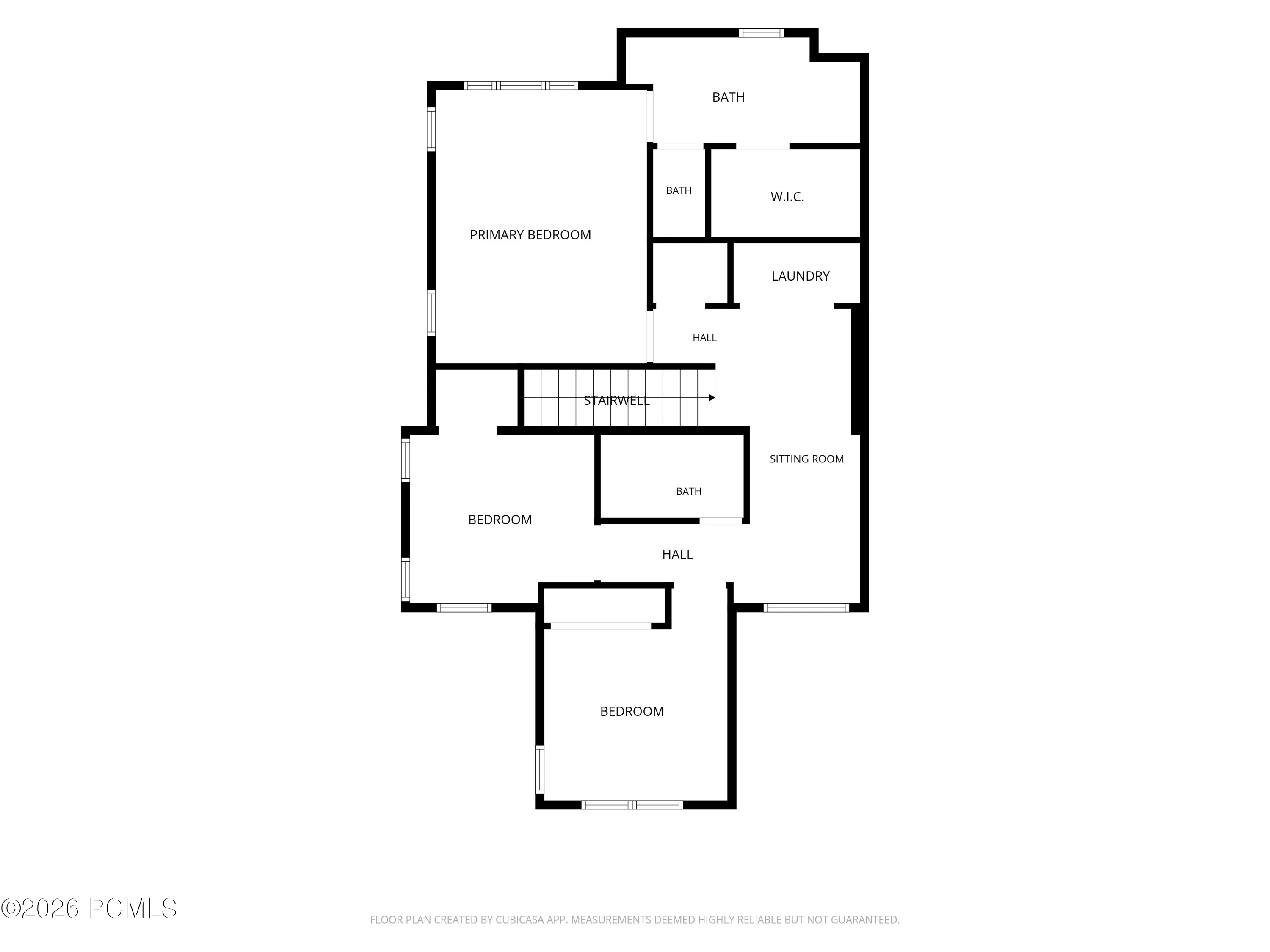 upstairs