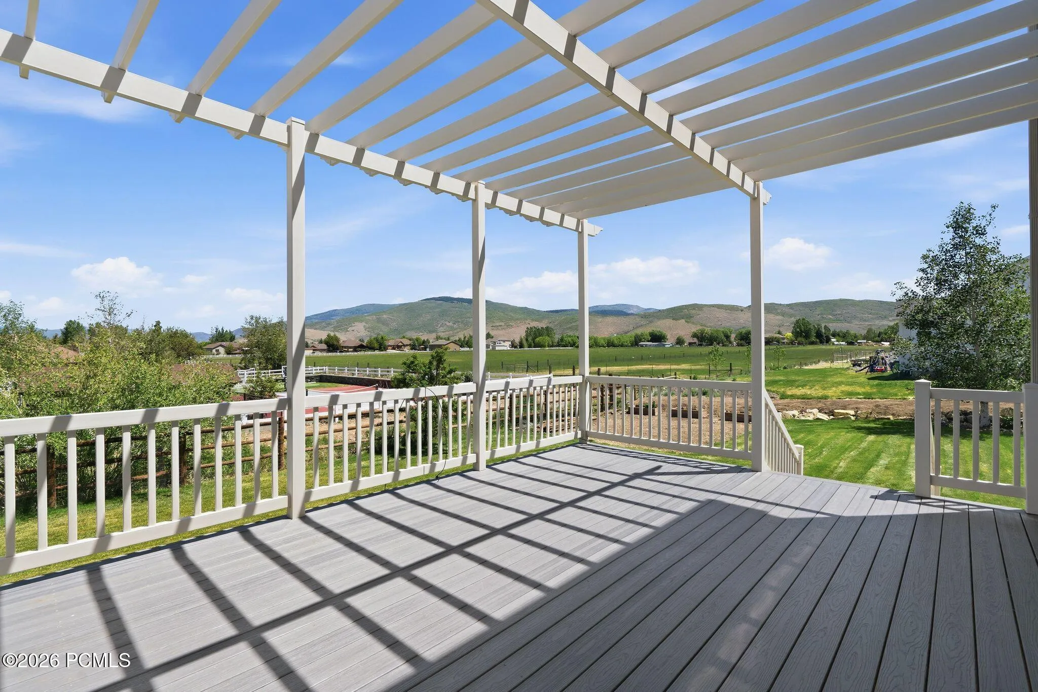 Backyard deck