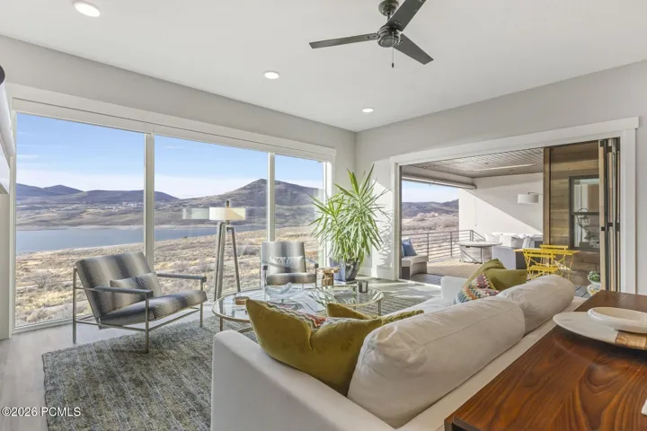 Main Level - Living Room (Accordion Doors Open)