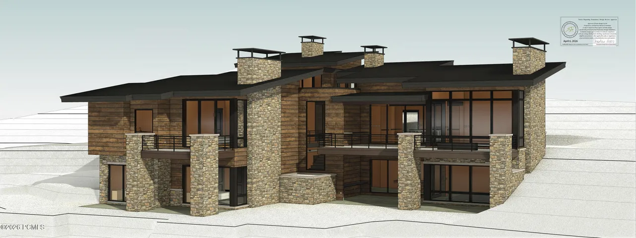 Exterior Rendering from Approved Plans