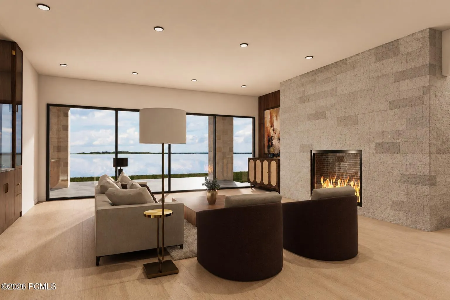 Great room lower level