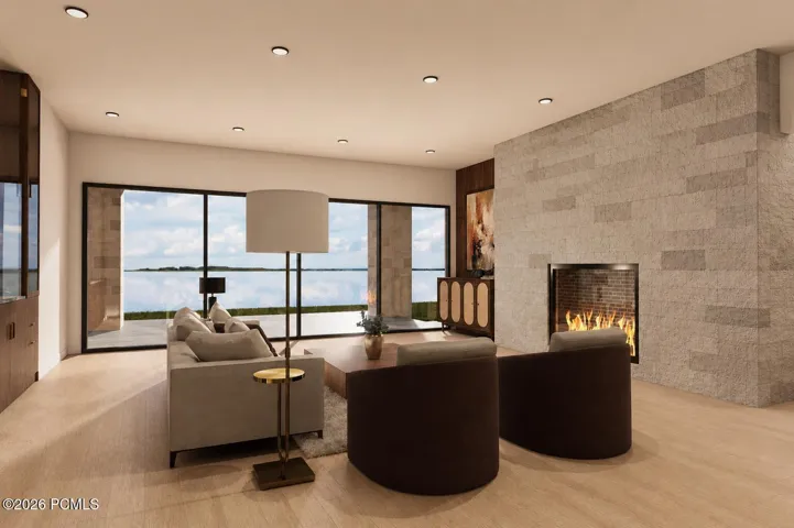Great room lower level