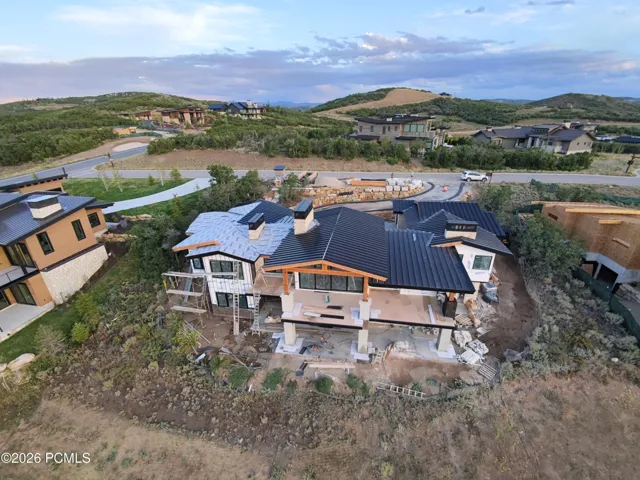 Drone pic of back exterior