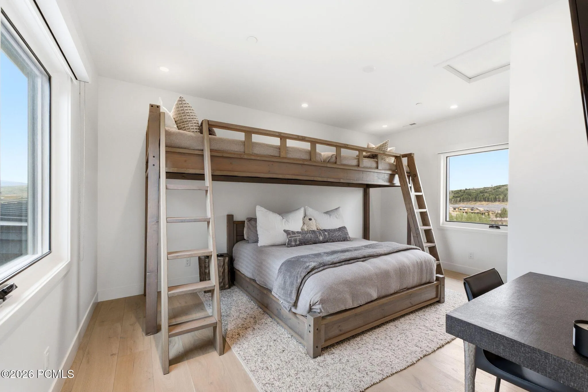 Custom-built bunk room