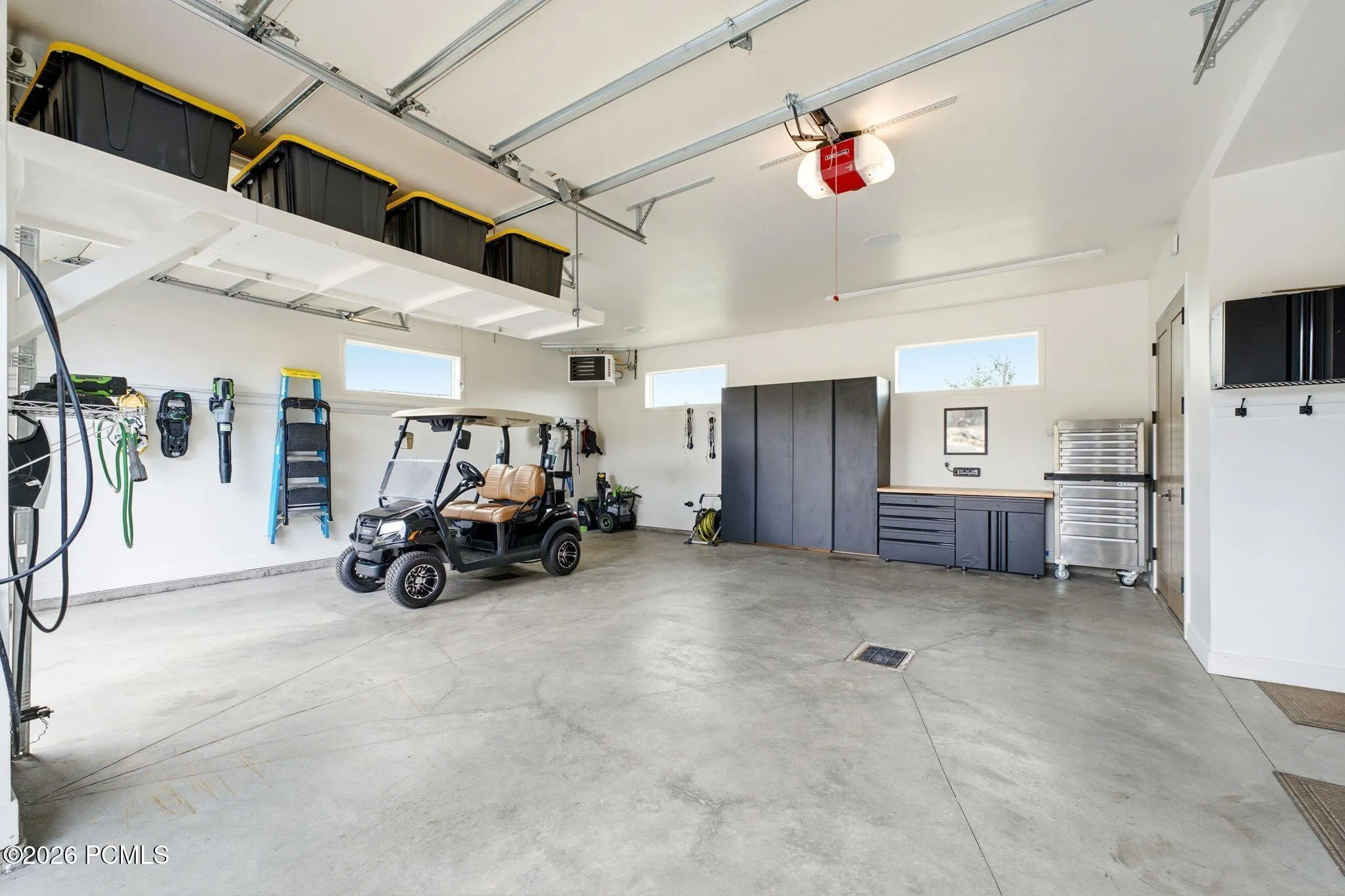Garage with extra storage