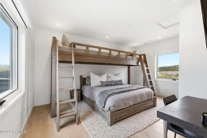 Custom-built bunk room