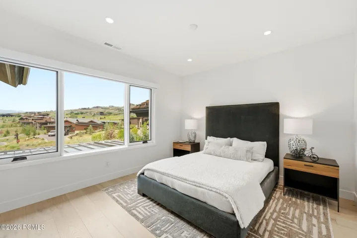 Upstairs Bedroom 2 with views