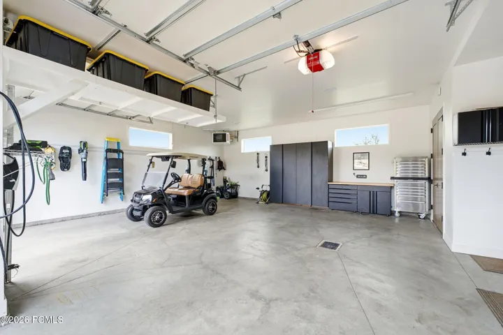 Garage with extra storage