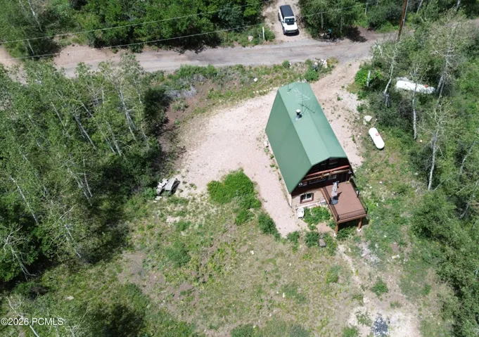 Aerial of cabin