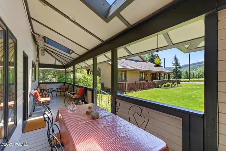 HEATED COVERED DECK