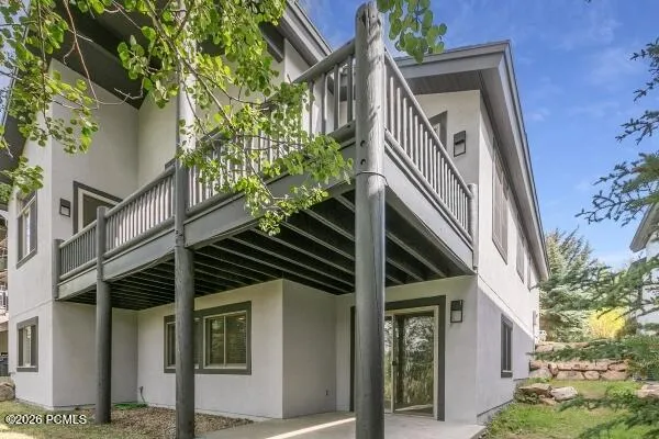 Upper deck offering both covered and open-air spaces, perfect for relaxing, entertaining, and enjoying the outdoors in comfort.