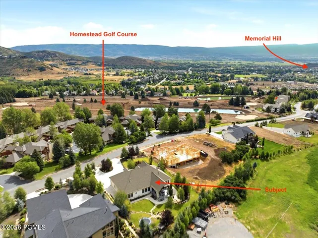 Aerial depiction of property