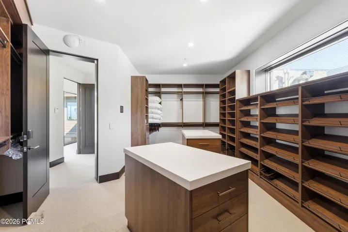 Primary walkthrough closet