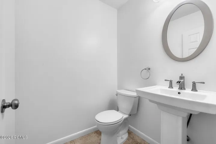 1/2 Bath - Main Floor