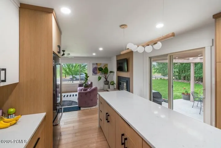 Counter space that goes on for miles
