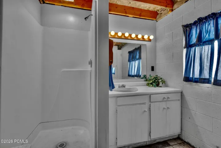 Downstairs bath.