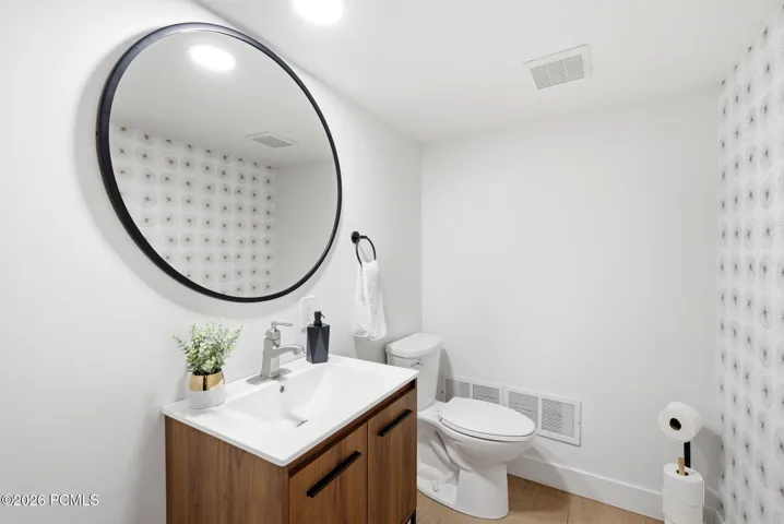 First floor half bath