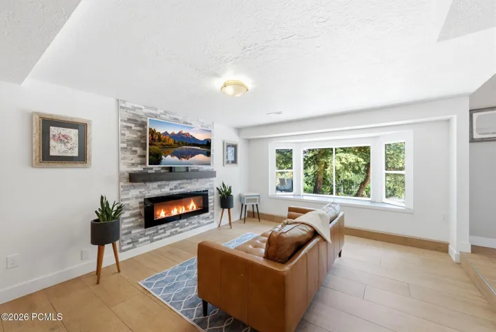 Cozy electric fireplace