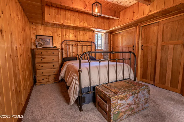 Lower level bedroom with generous closets