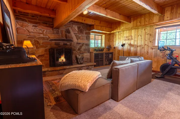 In addition to the great room on the main level- the family room offers additional living space and its own fireplace.