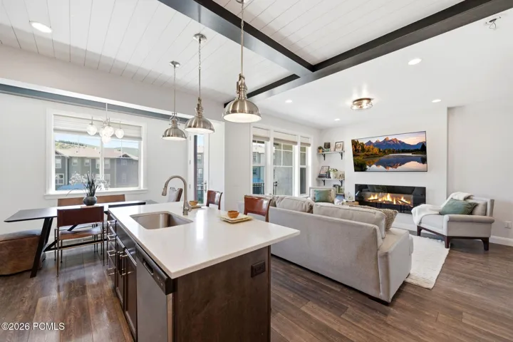 Kitchen and Living room