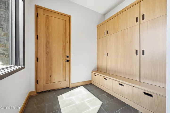 Main level mudroom off garage