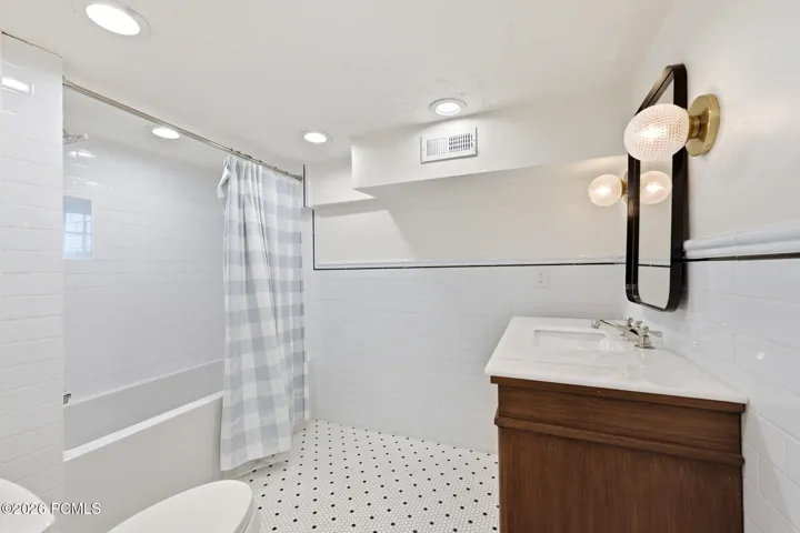 Lower level bathroom