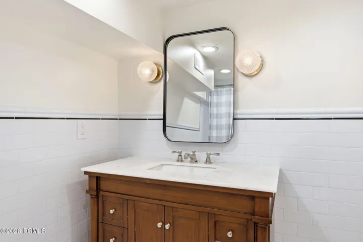 Lower level bathroom