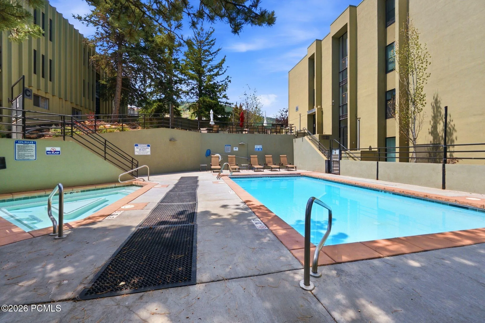 pool and hot tub