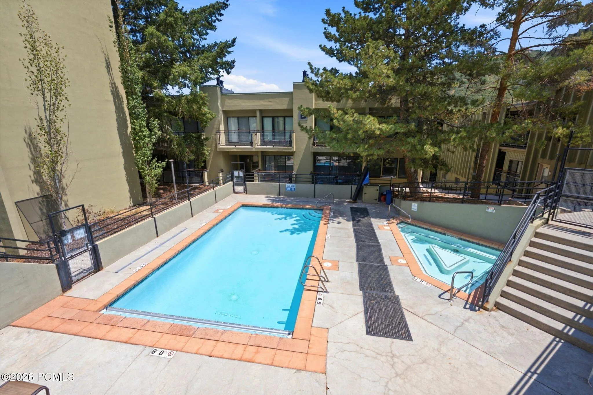 pool and hot tub