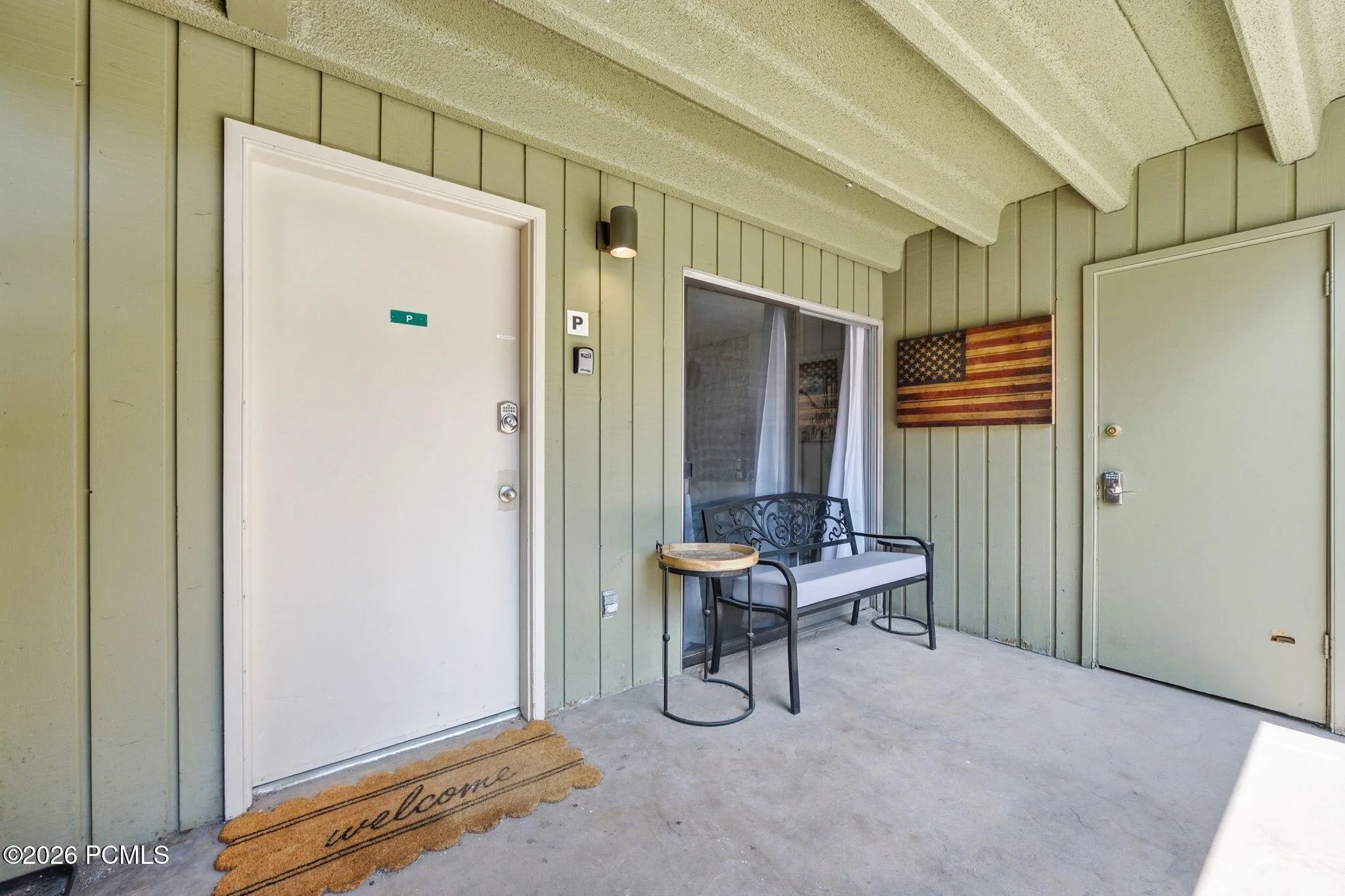 exterior of unit