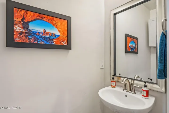 Powder Room on Main level