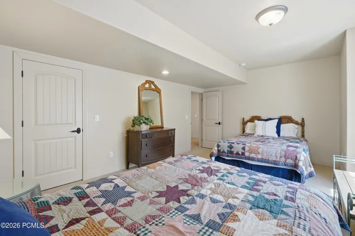 Bedroom four with walk-in closet