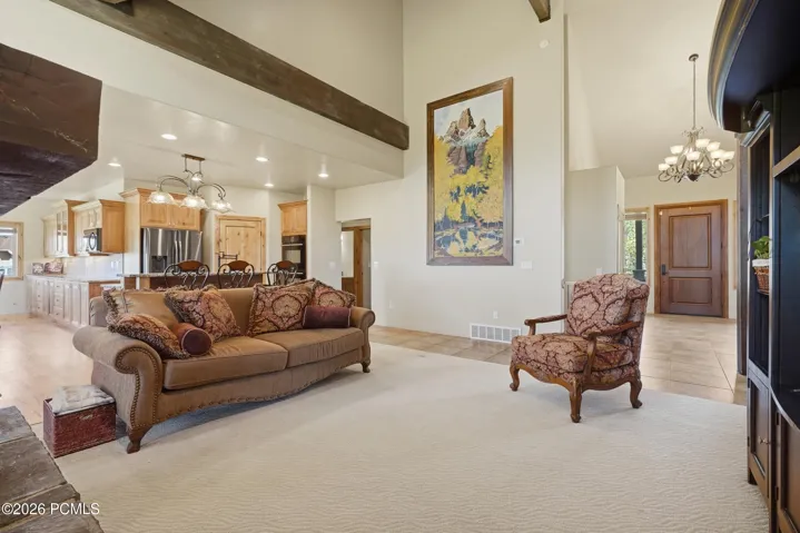 Main floor family, entry, kitchen