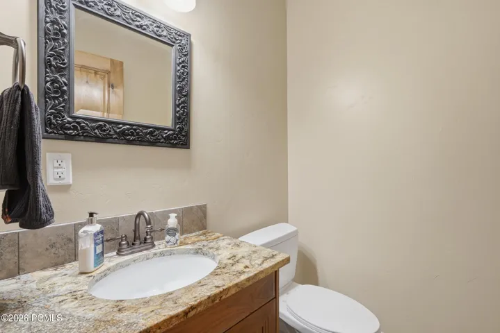 Main floor half bath