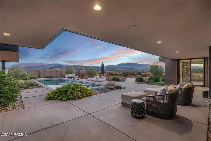 Twilight views from the south patio