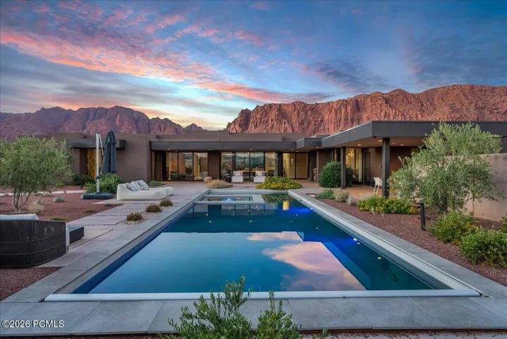 Twilight views from the south patio