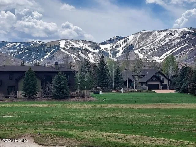 View in spring from main level deck