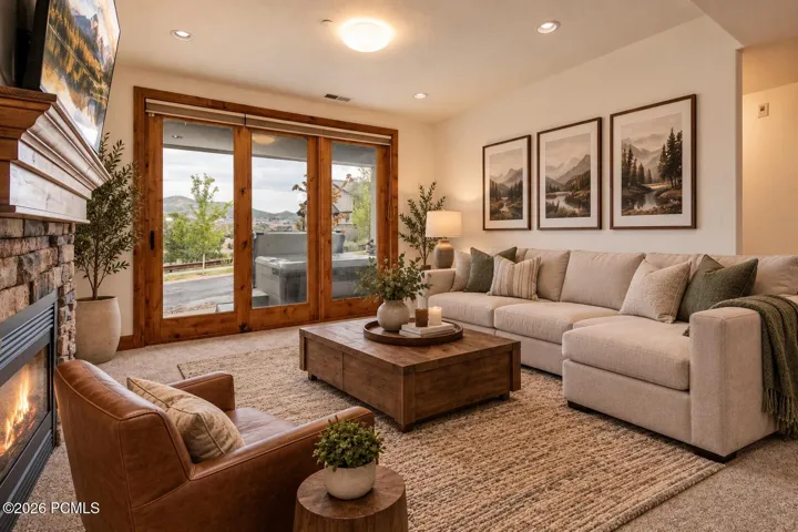 Virtually staged with AI for visualization purposes (home comes unfurnished)
