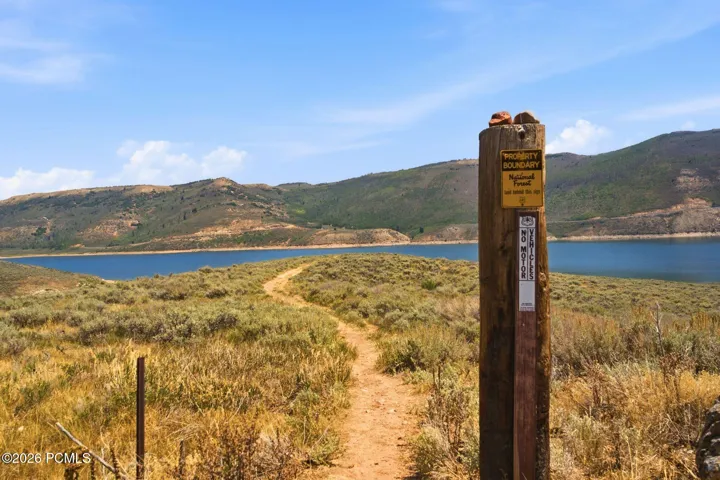 Trail at the end of the road to the beach!