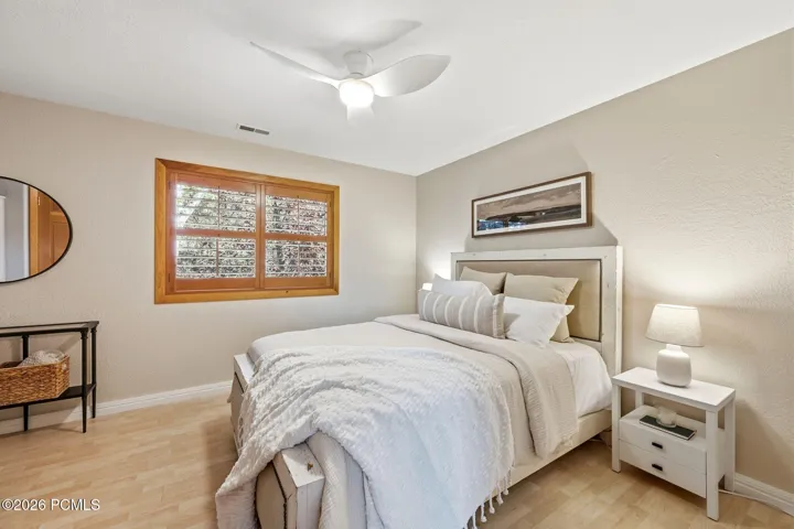 2nd bedroom on the upper level with a large closet.