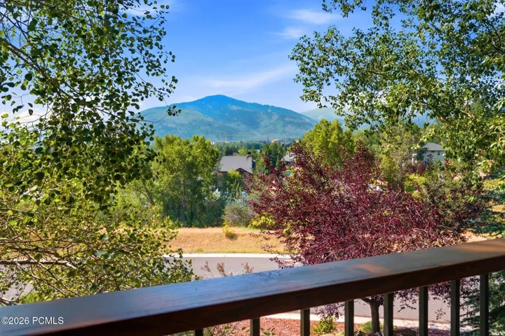 Private balcony with views of the mountains and ski resorts right in the comfort of your primary suite!