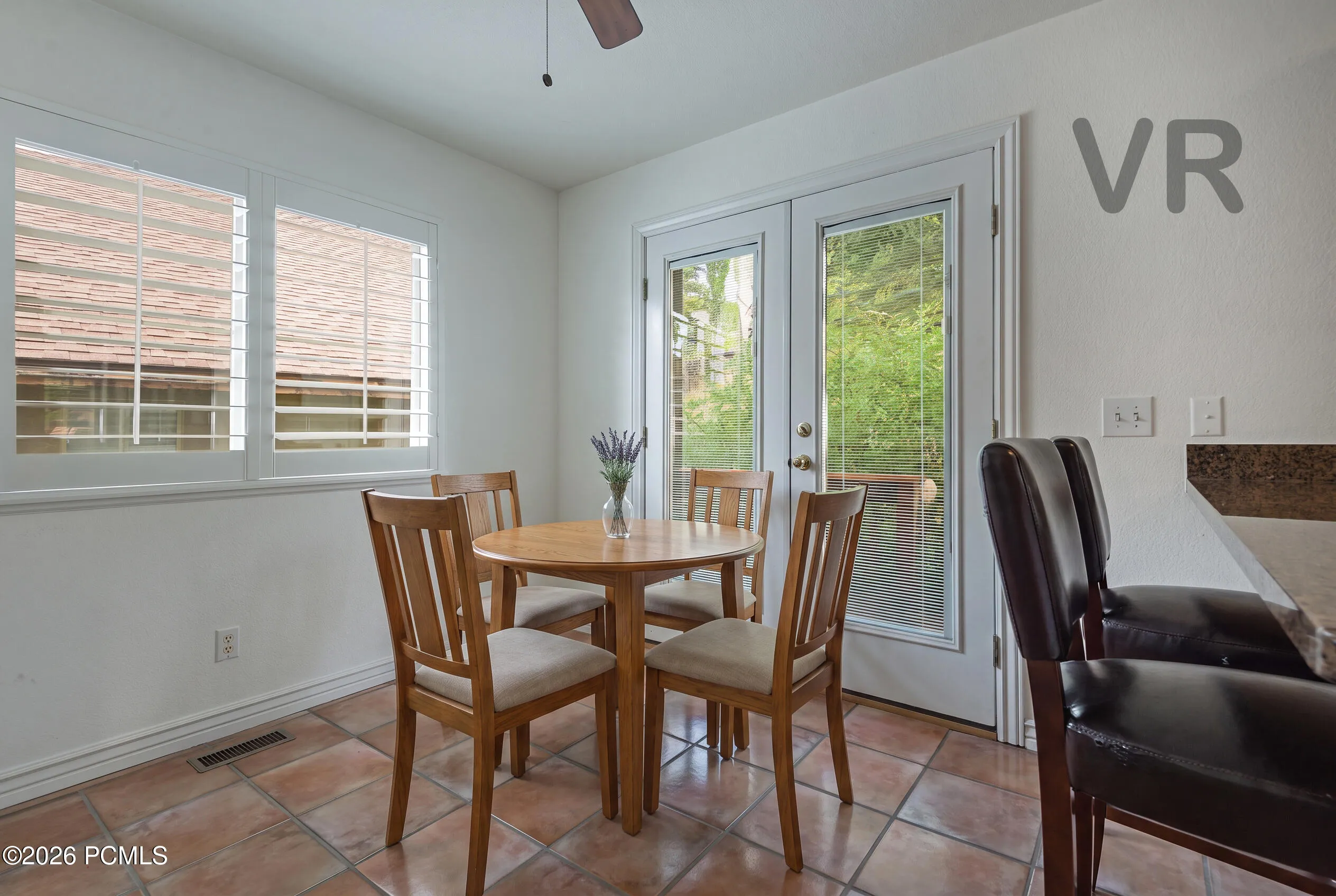 Dining Area out to the Back Deck
