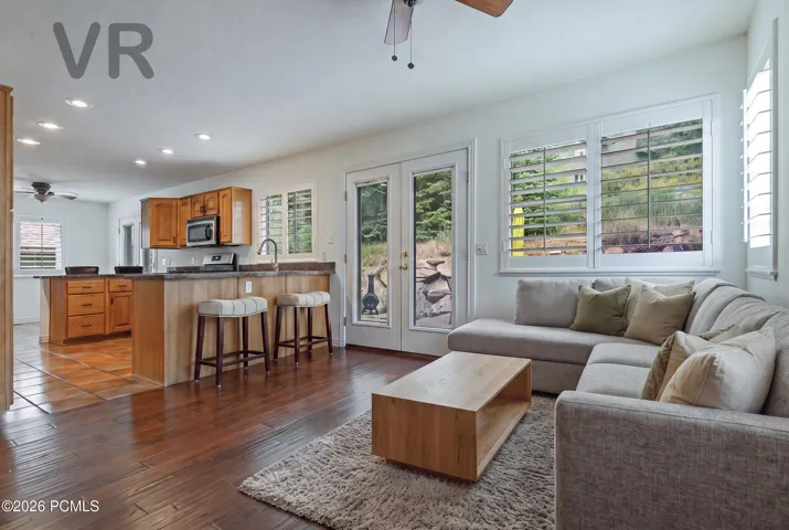 Family Room to the Kitchen & Back Deck