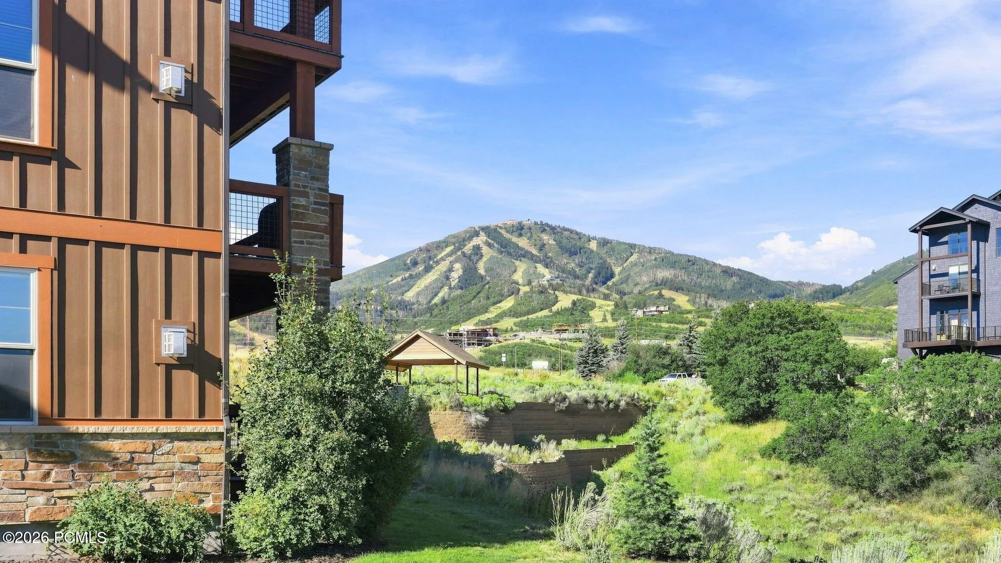 Ski mountain views from the property - Deer Park 102, Jordanelle, Heber City UT